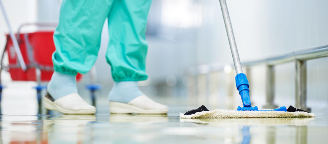 JCo professional cleaning team at work